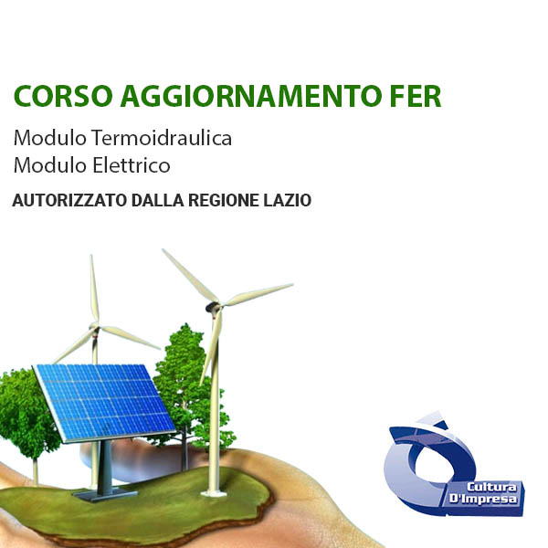  INSTALLATORE E MANUTENTORE STRAORDINARIO DI IMPIANTI ENERGETICI ALIMENTATI DA FONTI RINNOVABILI (FER)