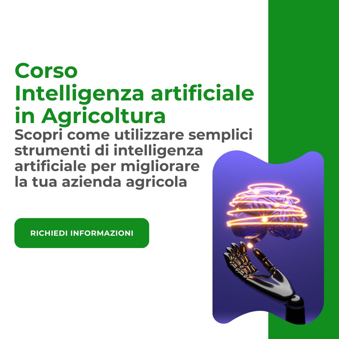 corso inteliggenza artificiale imprenditore agricolo ai iap CORSO-POTATURE ROMA